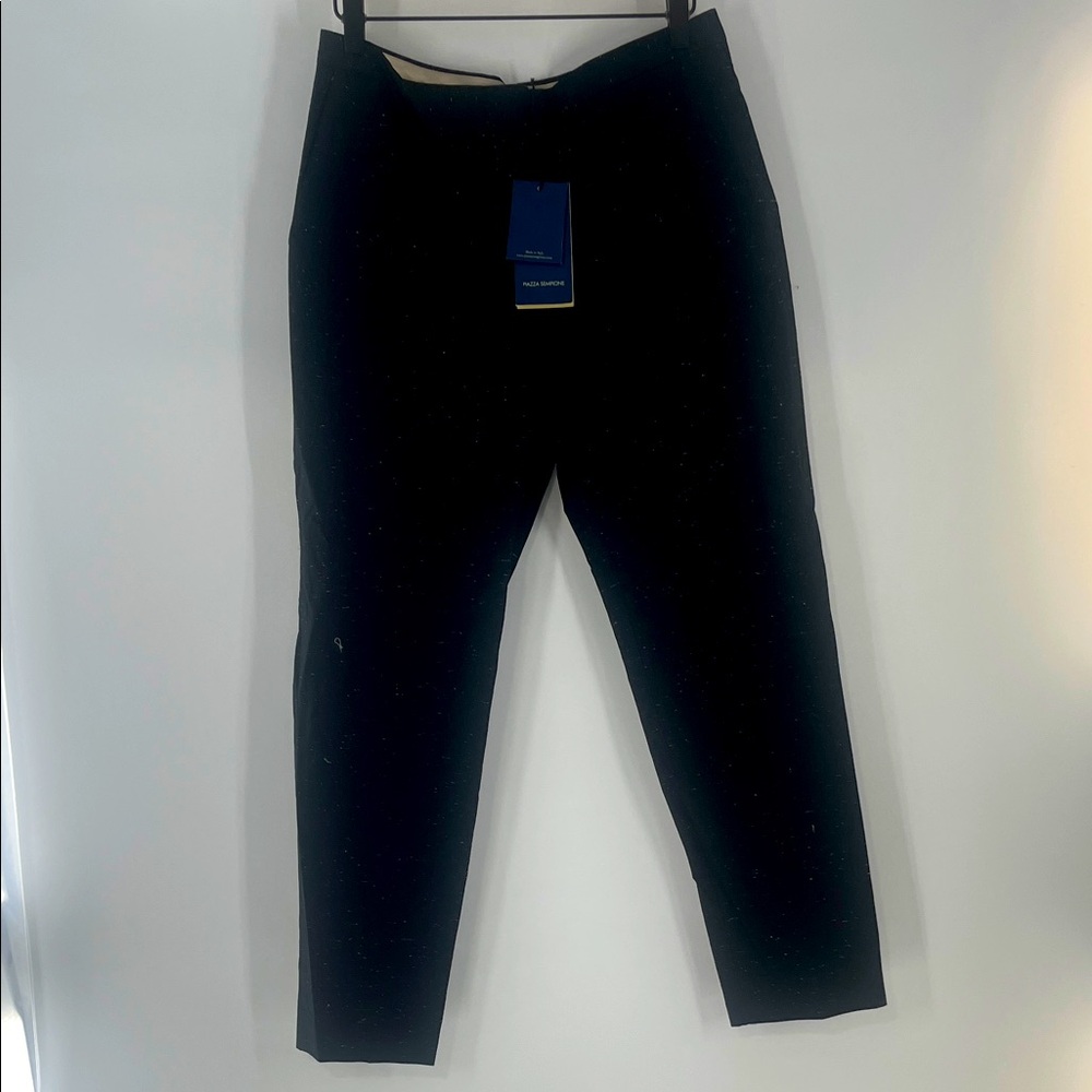 Piazza Semipone Black High Rise Jeans Size 46 NWT
